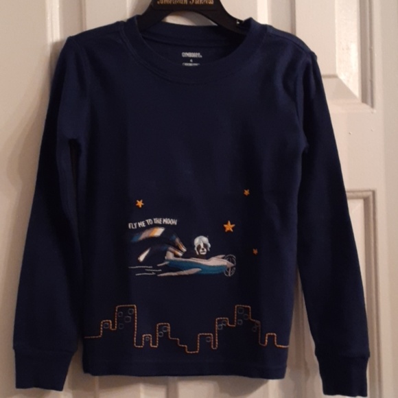 Gymboree 6 yo pajama long sleeve shirt and bottom - Picture 2 of 7